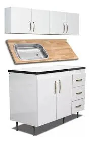 ALACENA + BAJO MESADA+ BACHA  1,60 