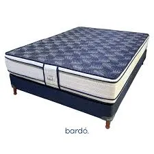 CONJUNTO SOMIER BARDO 2 PLAZAS DOBLE PILON